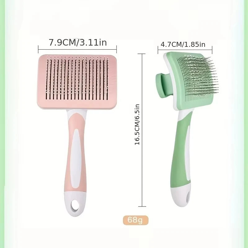 PawLuxe™ Self-Cleaning Grooming Brush