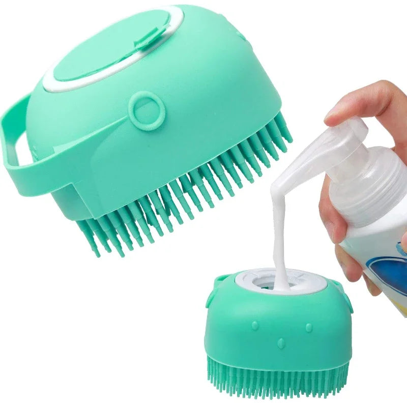 PawLuxe™ Silicone Bath & Grooming Brush
