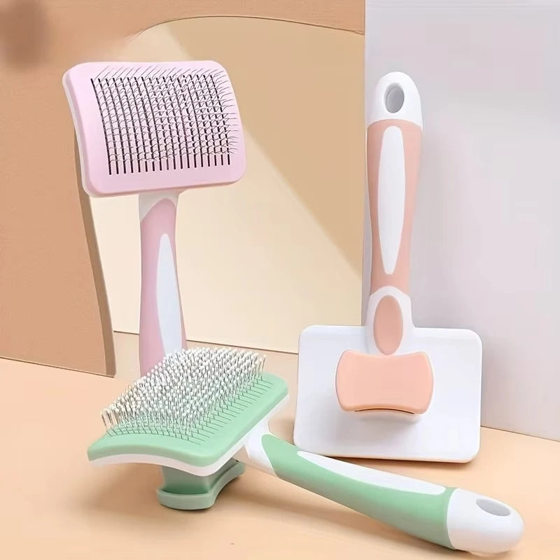 PawLuxe™ Self-Cleaning Grooming Brush