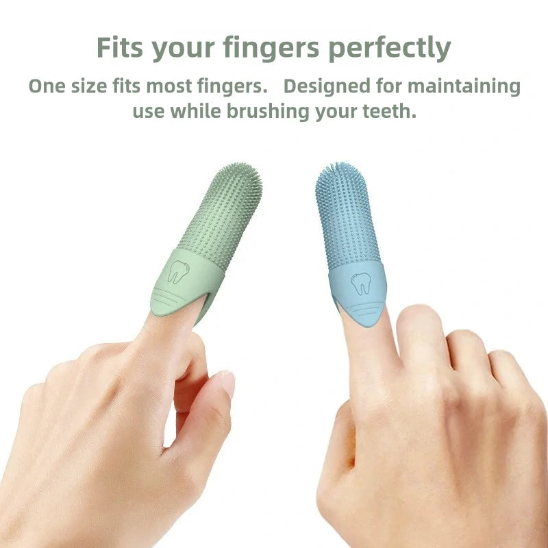 PawLuxe™ 360° Silicone Pet Finger Toothbrush
