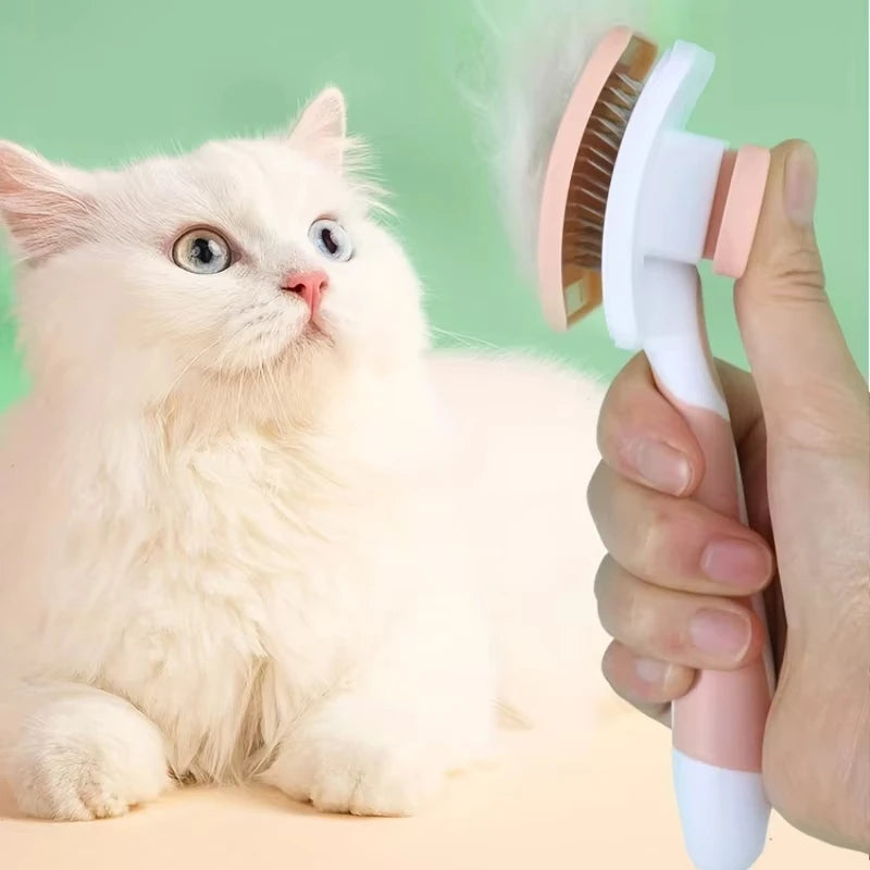 PawLuxe™ Self-Cleaning Grooming Brush